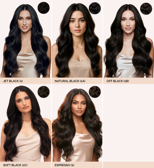 Natural Black (1A) Seamless