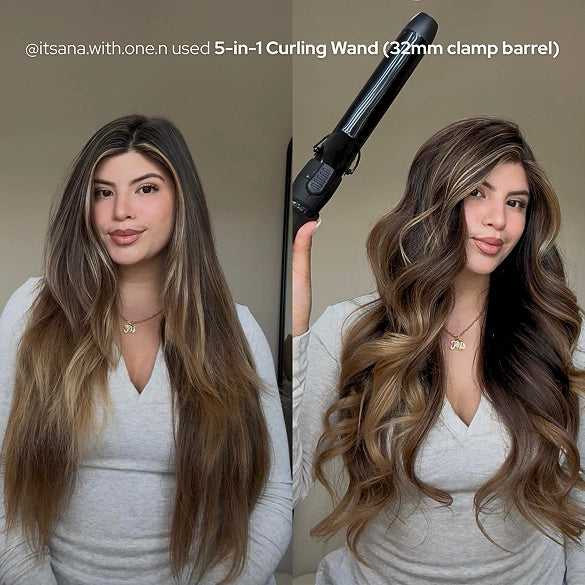 Curling Wand Set - 5 in 1 Curling Wand