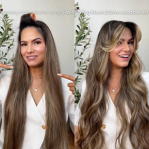 Curling Wand Set - 5 in 1 Curling Wand