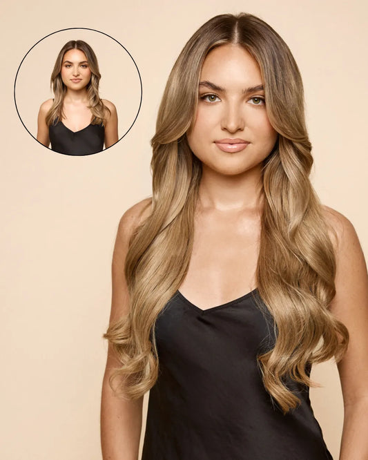 Dirty Blonde (9/19C) 22" 220g - Classic Clip-Ins