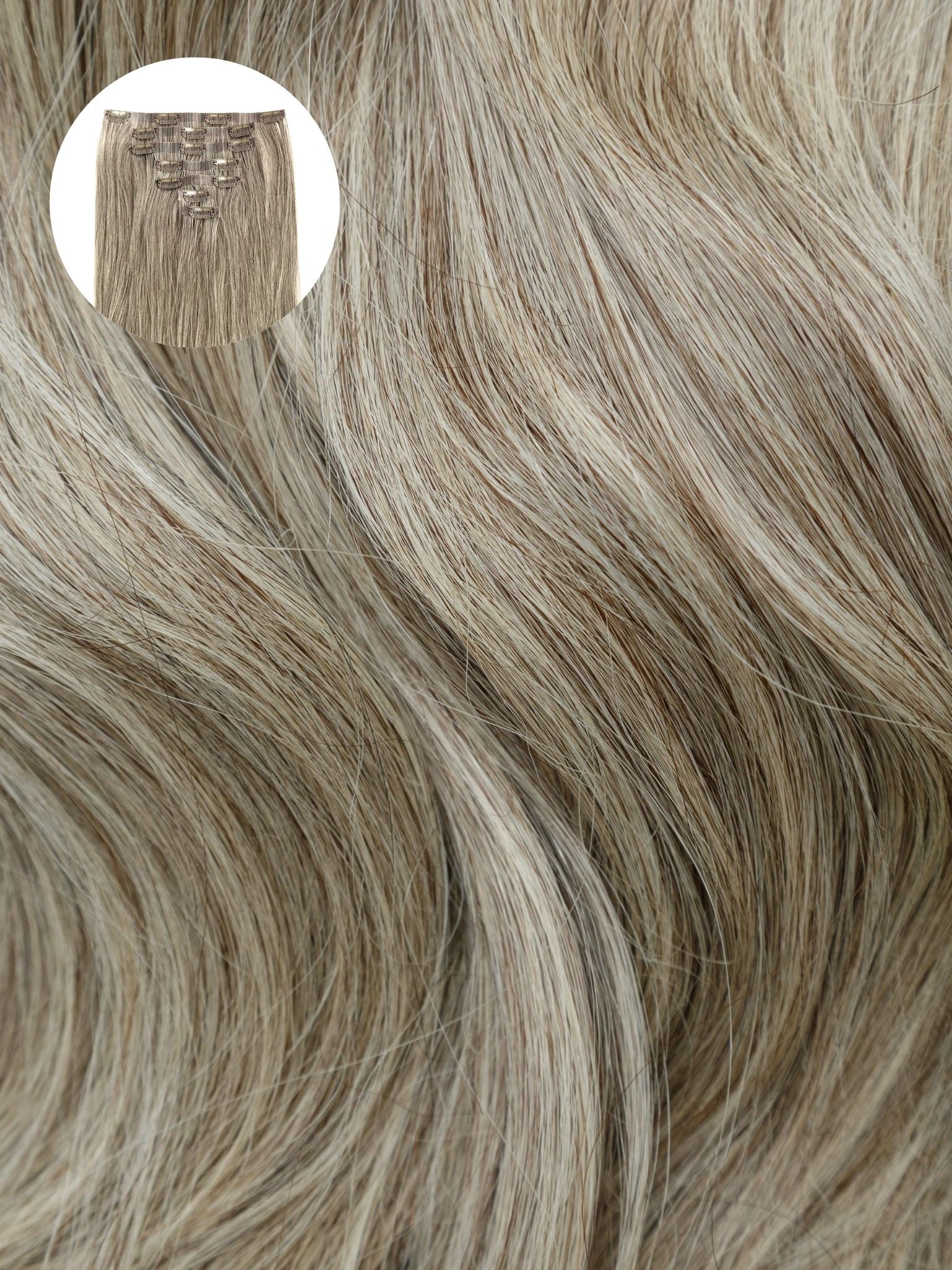 Espresso Highlight Blend (2/60) Seamless Clip-Ins