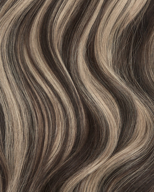 Espresso Ash Brown Highlights (P2/8A) 20" 220g - Clip-Ins