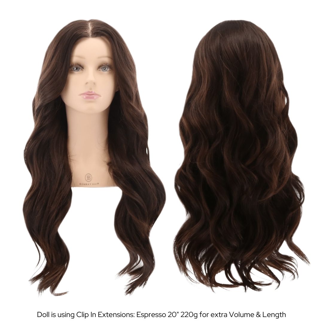 Long hair doll head online