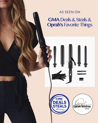 Curling Wand Set - 5 in 1 Curling Wand