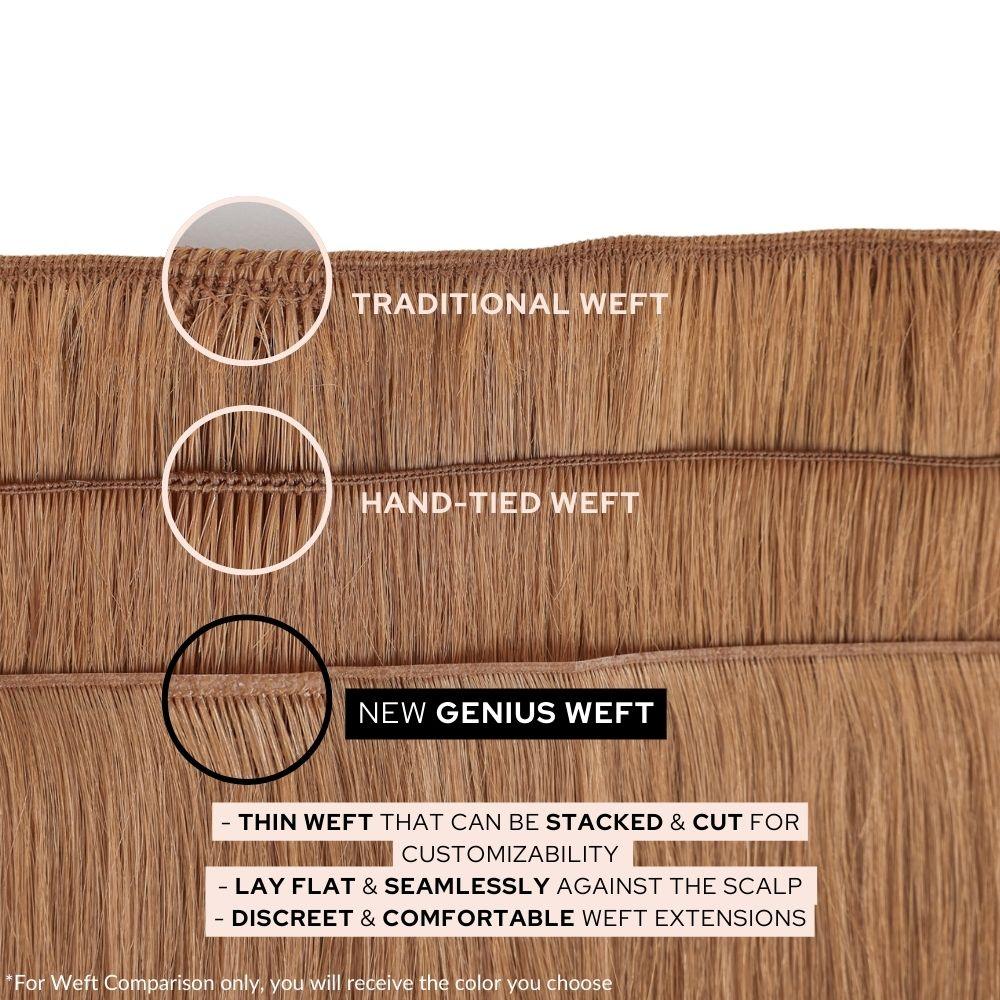 Rooted Dark Brown (2) to Dirty Blonde (19C) Genius Weft
