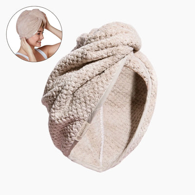 Hair Drying Towel (Sand)