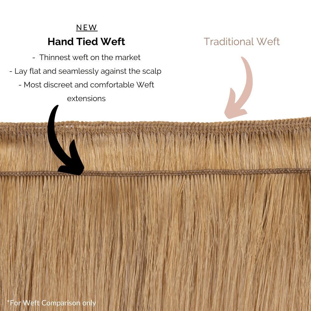 Caramel Brown (#5B) Hand-Tied Weft - BOMBAY HAIR 