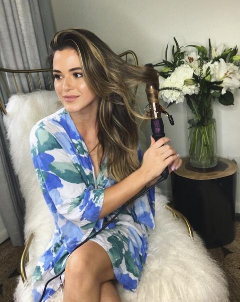 32mm Rose Gold Curling Iron (with-clamp)