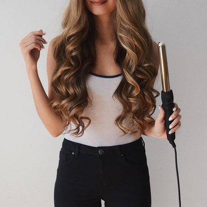 25mm (1") Rose Gold Curling Wand (Cool Tip) - BOMBAY HAIR 