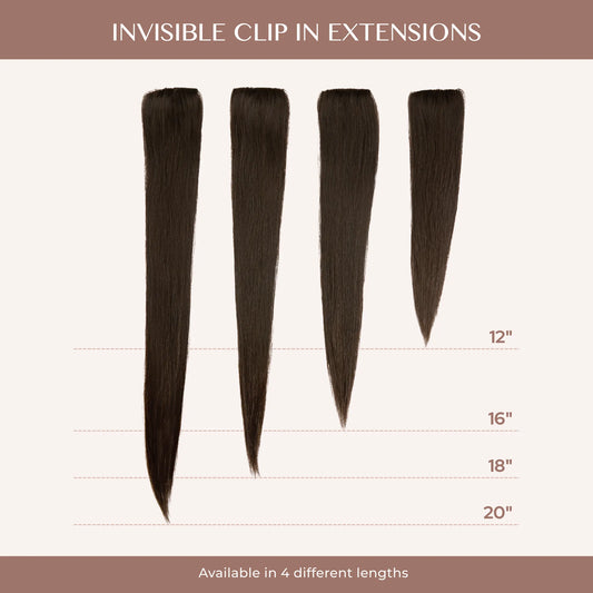 Ash Blonde (60C) Invisible Clip-ins