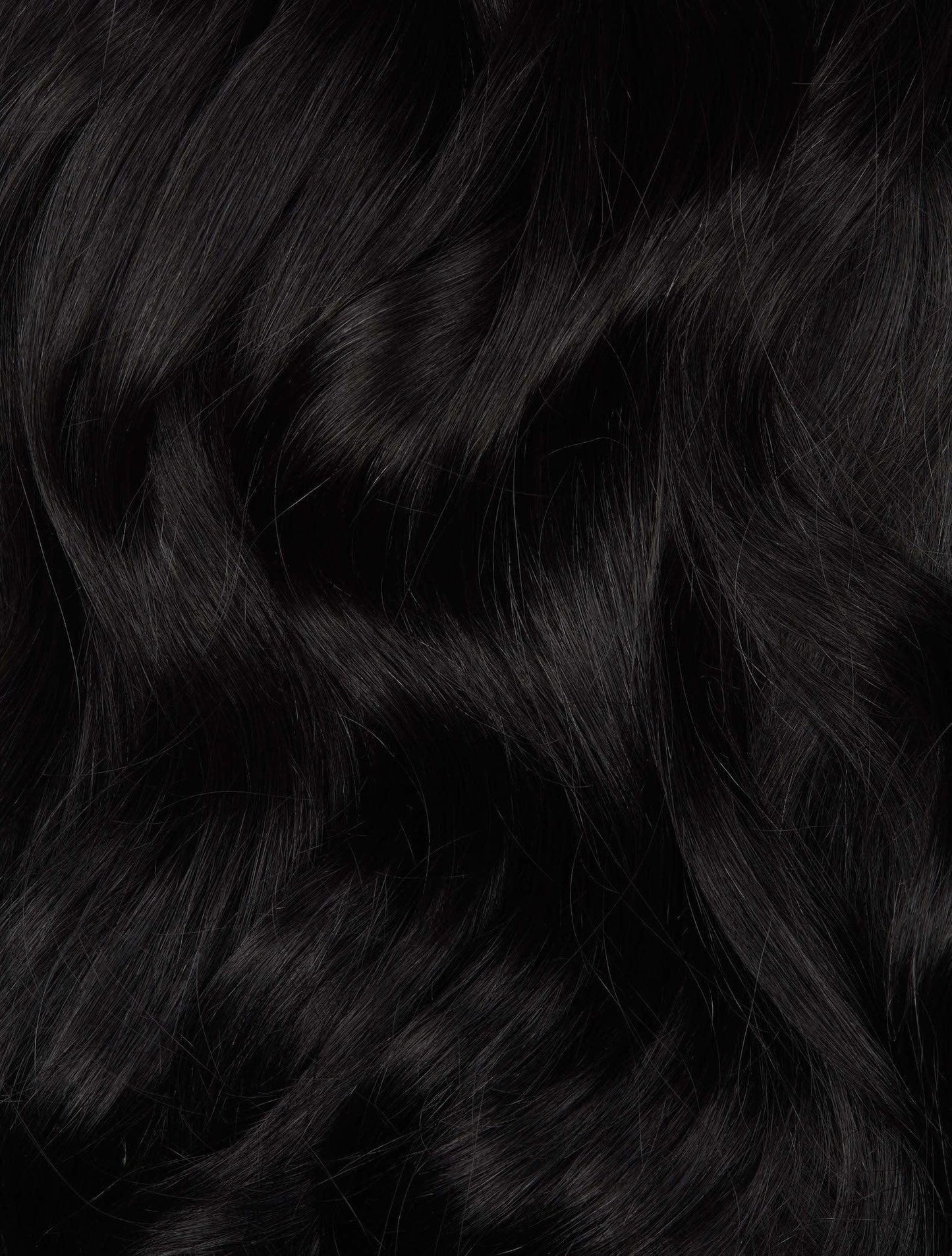 Jet Black (1) 18" 125g - Clip-Ins