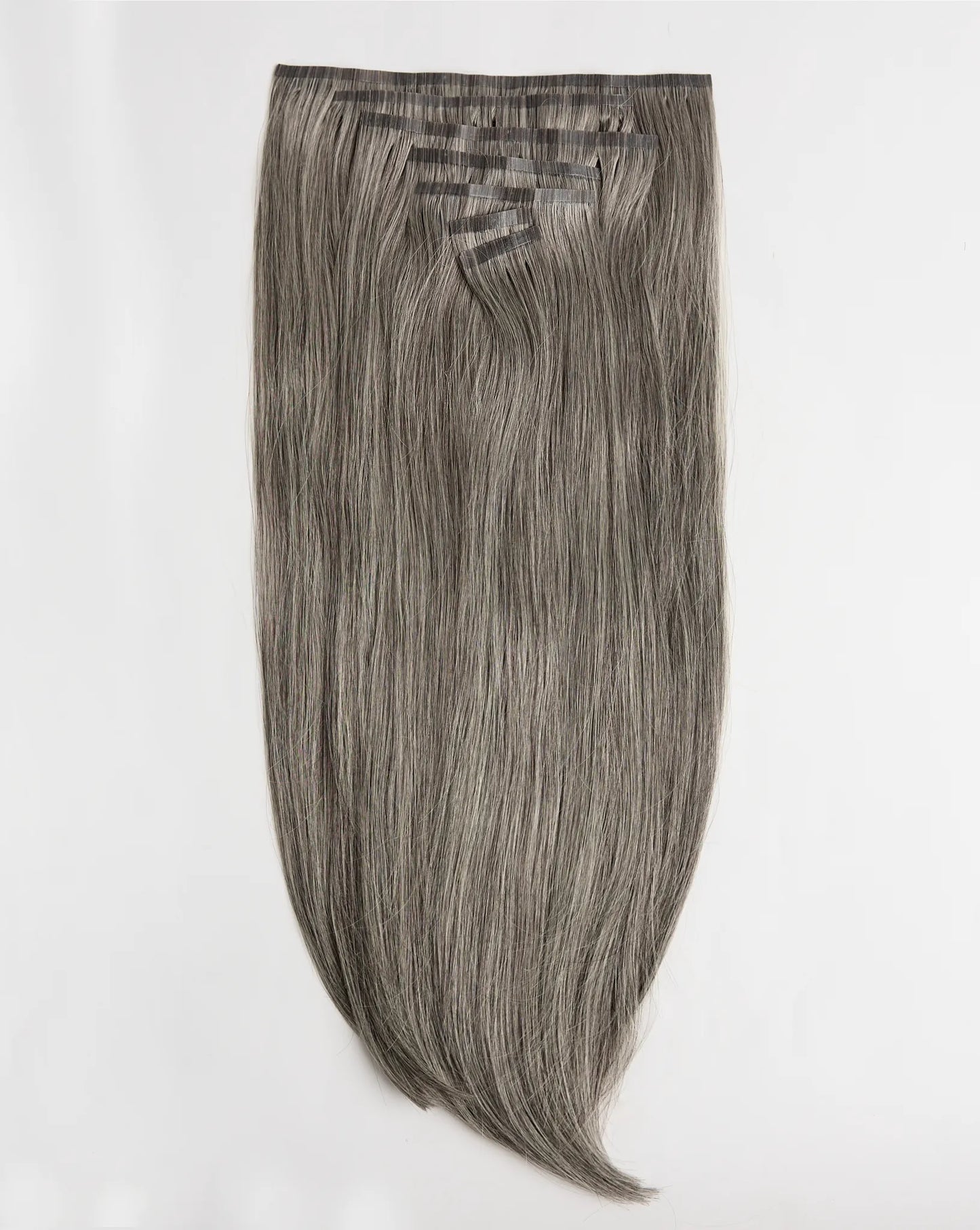 Light Grey (LG) 18" (150g) Seamless Clip-Ins