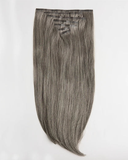 Light Grey (LG) 18" (150g) Seamless Clip-Ins