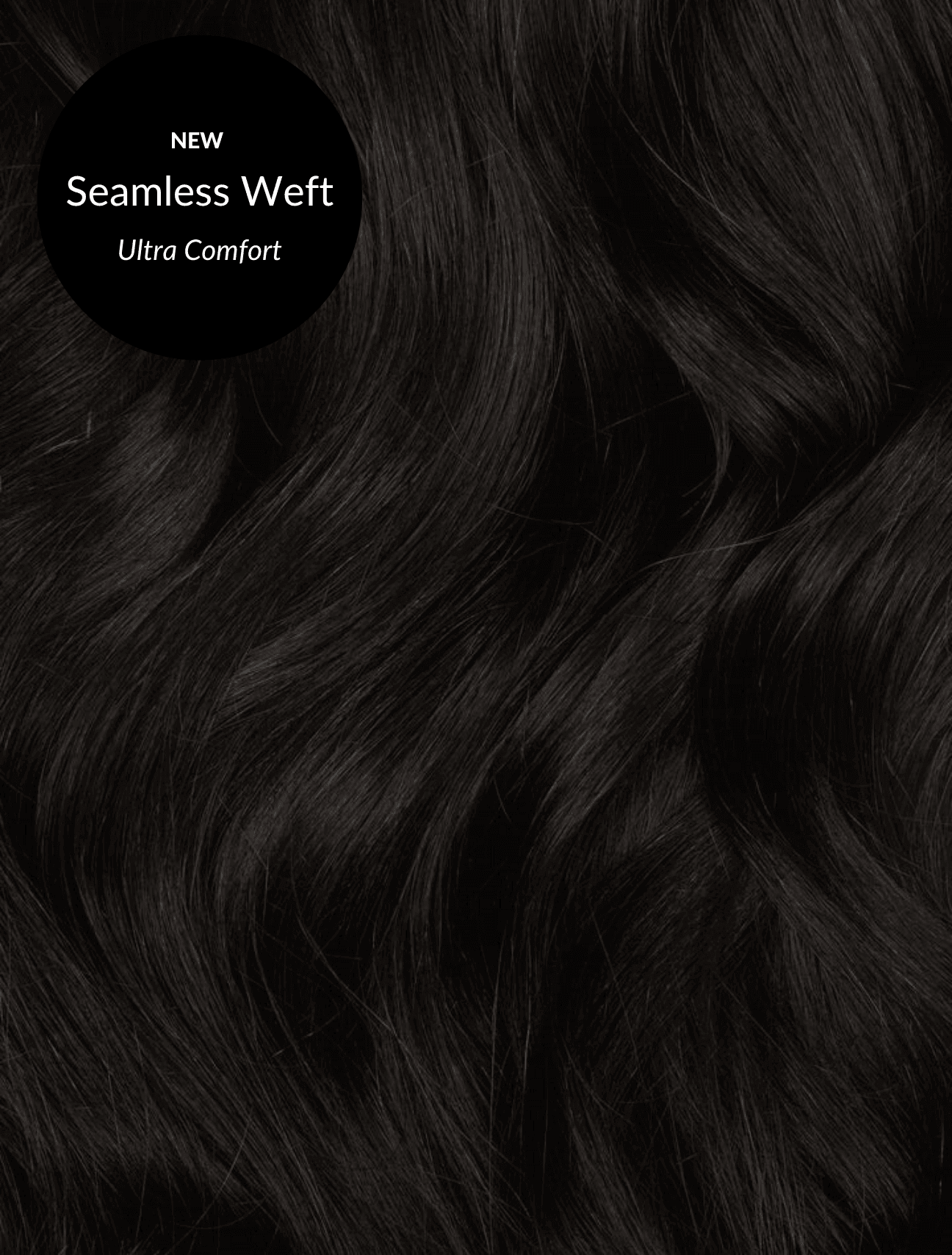 Off Black (1B) Seamless - BOMBAY HAIR 