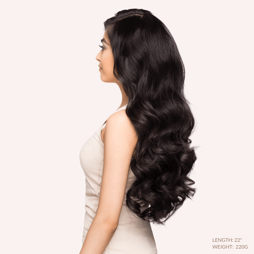 Off Black (1B) 20" 220g - BOMBAY HAIR 