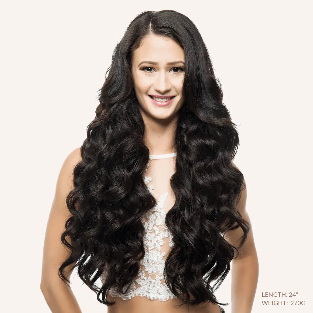 Off Black (1B) Seamless Clip-Ins