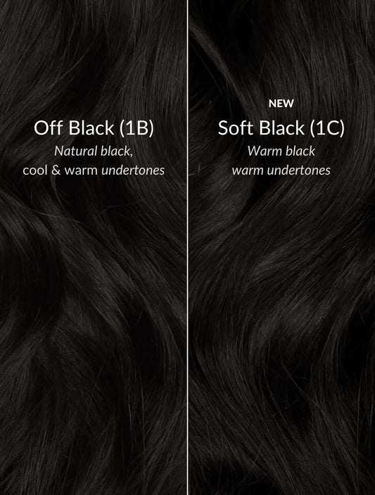 Soft Black (1C) 24" 250g - Clip-Ins
