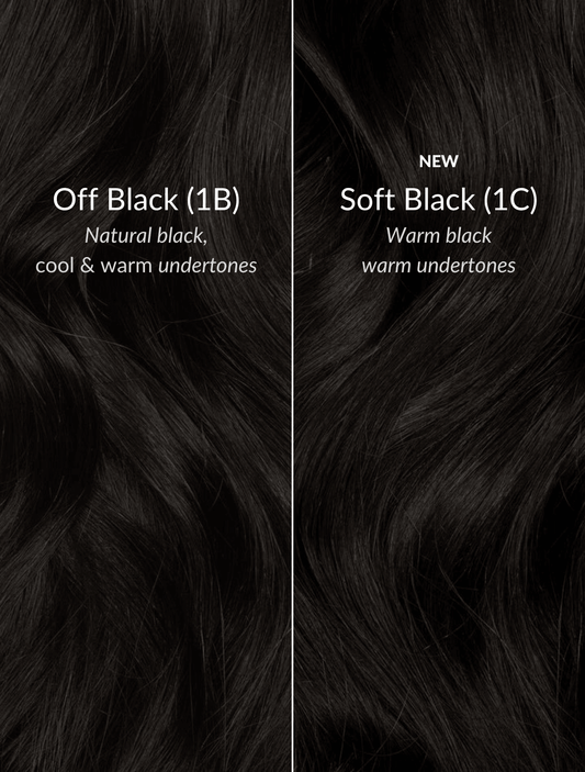 Soft Black (1C) 20" 220g - Classic Clip-Ins