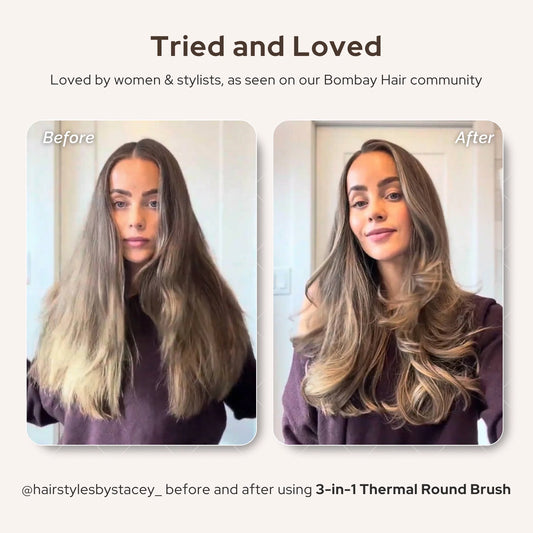 Rose Gold Thermal Round Brush
