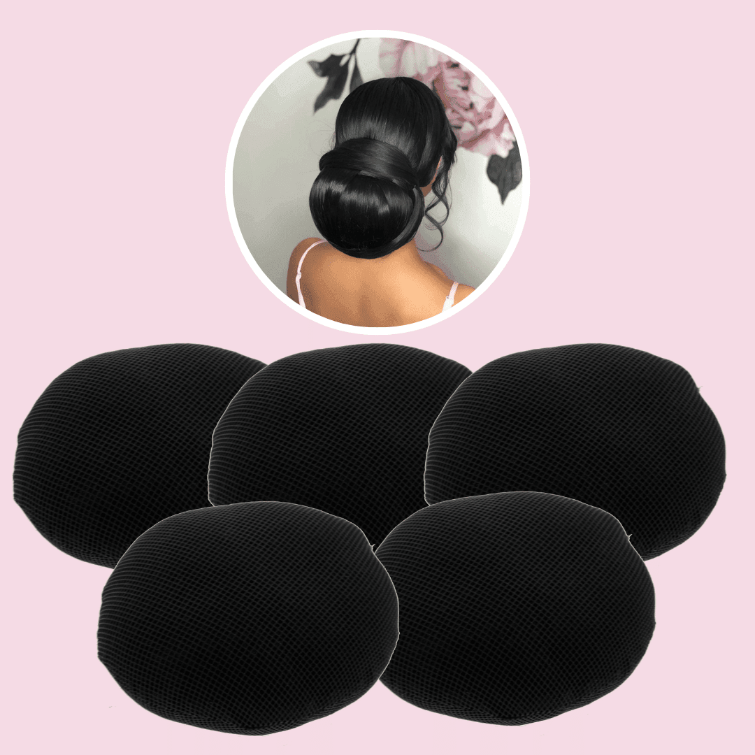 (5 Pack) Hair Padding - Black - BOMBAY HAIR 