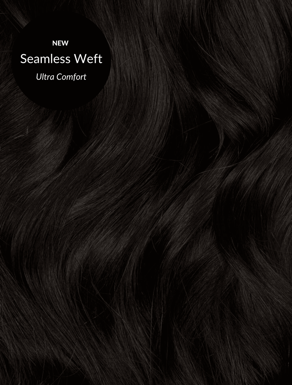 Soft Black (1C) Seamless - BOMBAY HAIR 