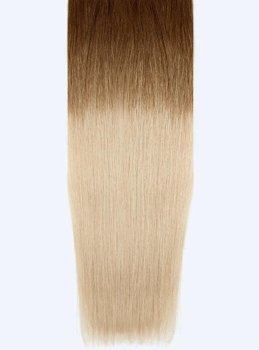 Ombre - Chocolate Brown (#4) to Dirty Blonde (#19C) 20" I-Tip