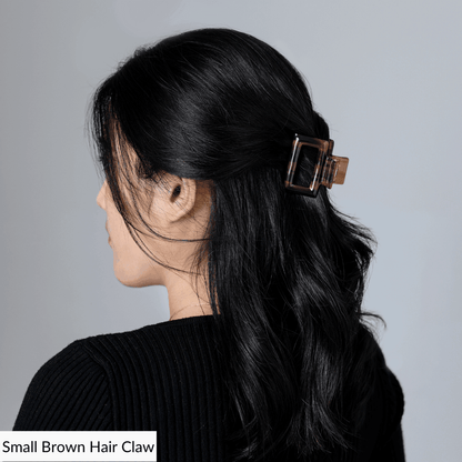 Small Brown Hair Claw - BOMBAY HAIR 