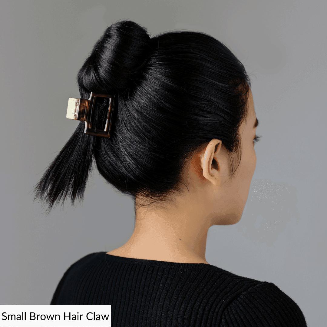 Small Brown Hair Claw - BOMBAY HAIR 