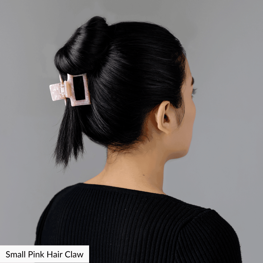 Small Pink Hair Claw - BOMBAY HAIR 