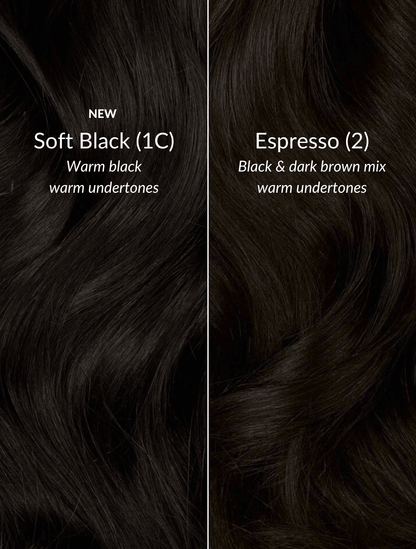 Soft Black (1C) 24" 250g - Classic Clip-Ins