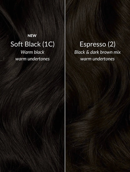 Soft Black (1C) 24" 250g - Clip-Ins