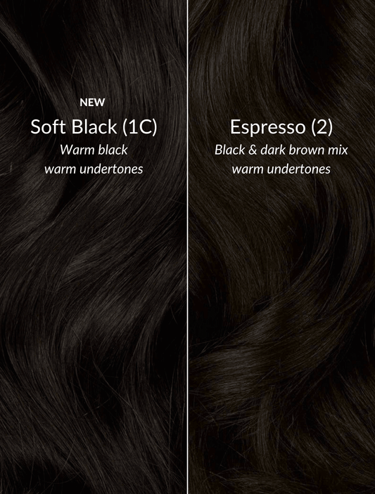 Soft Black (1C) 20" 160g - Classic Clip-Ins