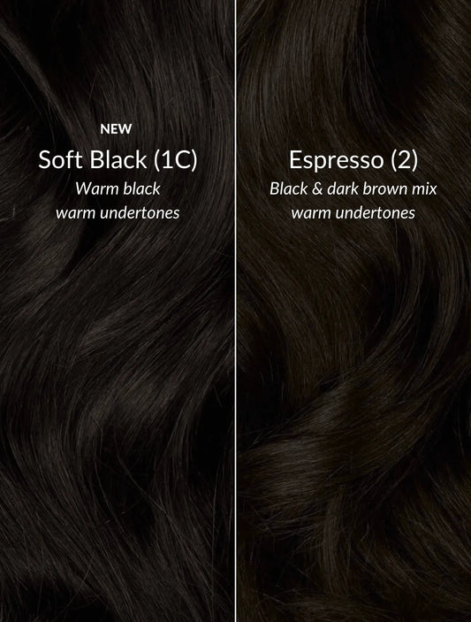 Soft Black (1C) 20" 160g - Clip-Ins