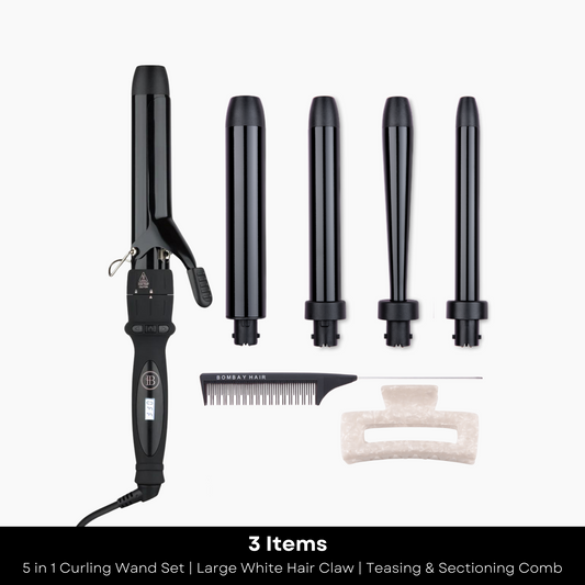 5-in-1 curling wand set