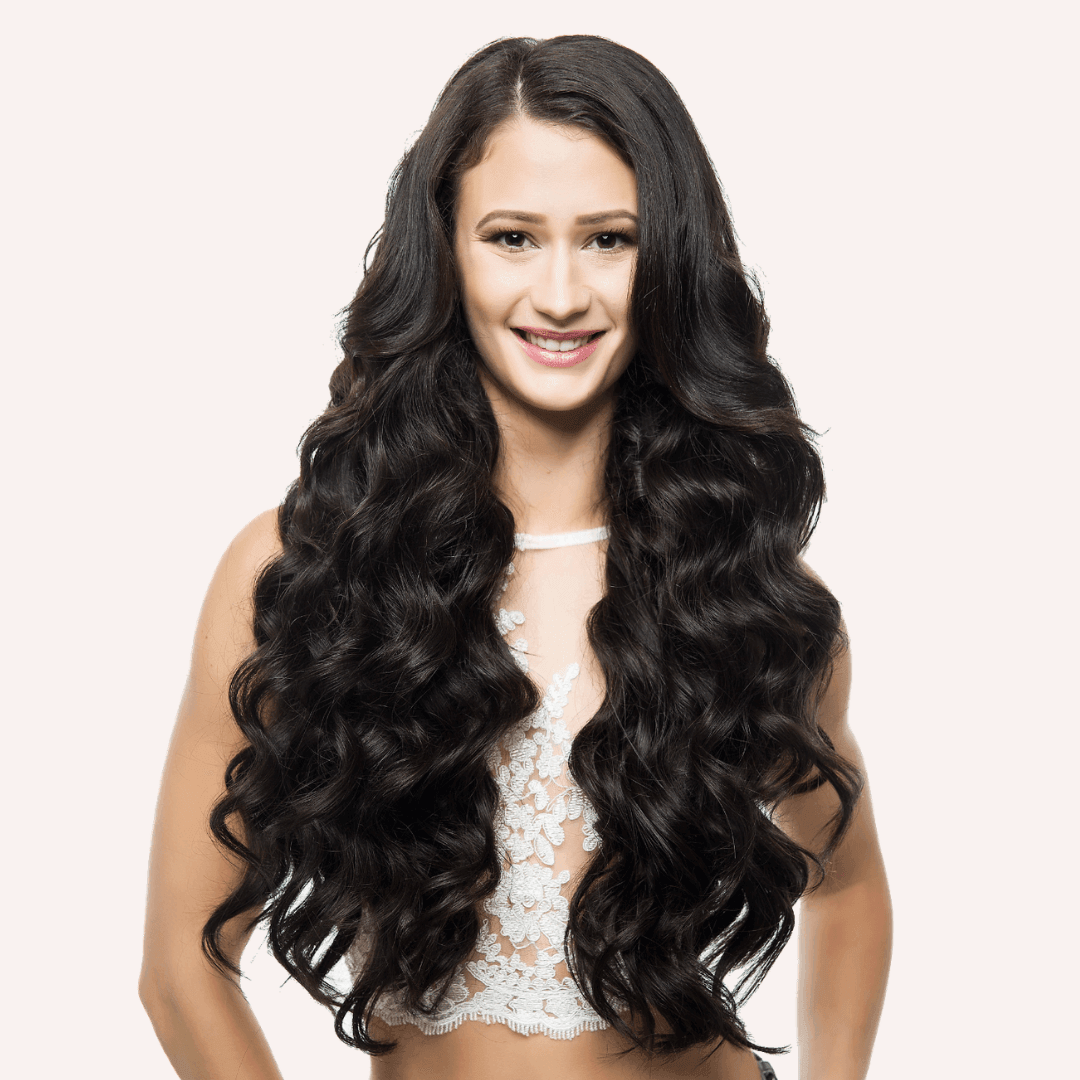 Off Black (1B) 22" 270g - BOMBAY HAIR 