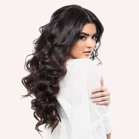 Brown Hair With Subtle Highlights Extensions – Real Human Hair | BOMBAY ...