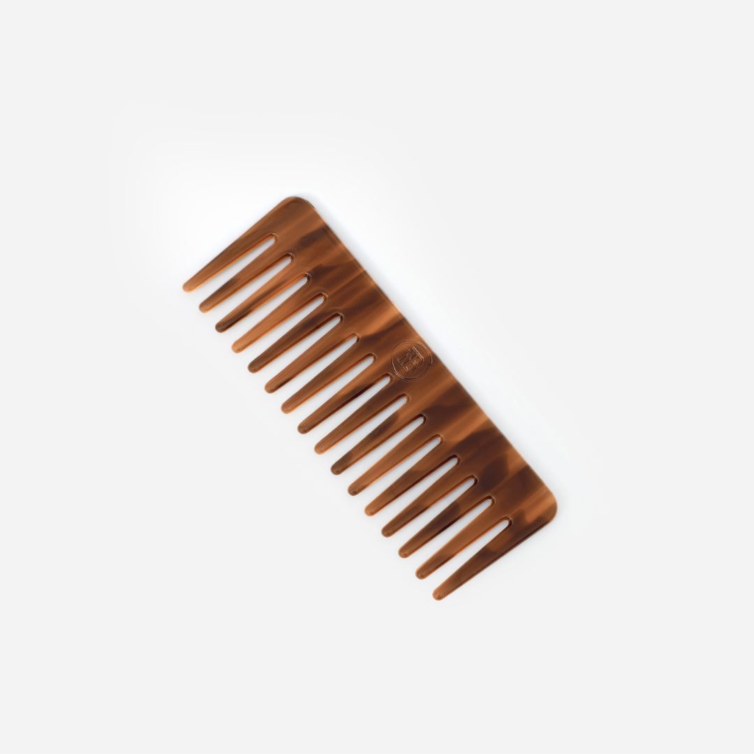 Wide Tooth Hair Comb (Brown)