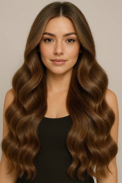 Chestnut Brown (#6) 20" Keratin Tip