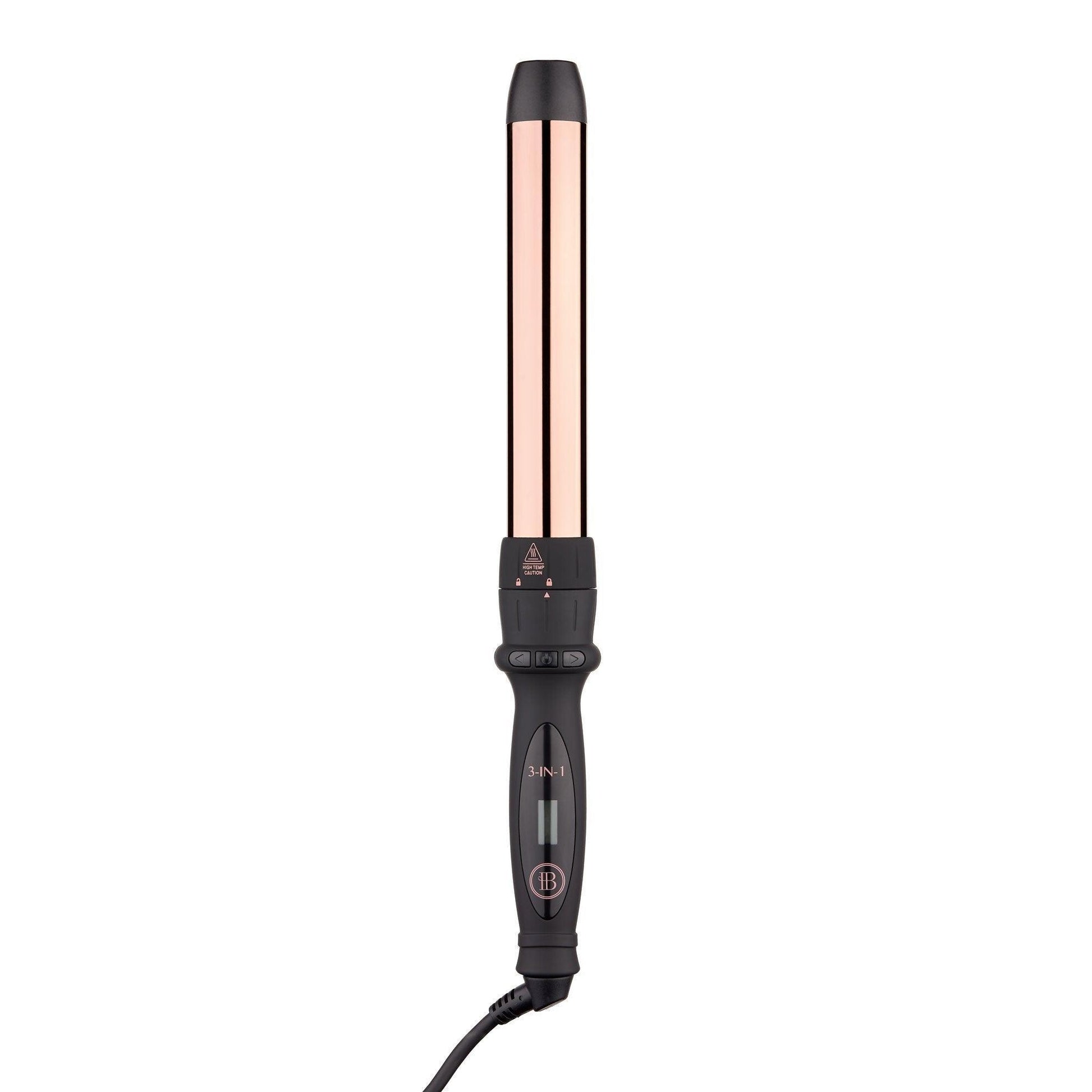 3-in-1 Curling Wand with Extended Barrels - BOMBAY HAIR 