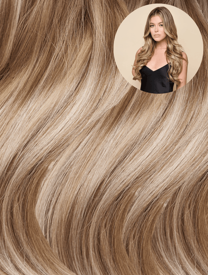 Beige Blonde Highlights (P10/613) 22" 220g - Clip-Ins