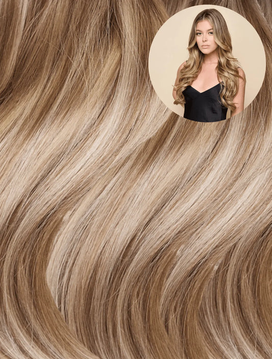 Beige Blonde Highlights (P10/613) 22" 220g - Clip-Ins