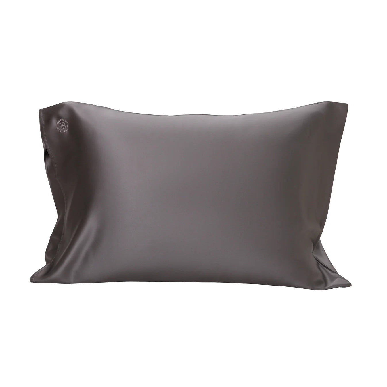 Silk Pillowcase - Queen (Dark Grey)