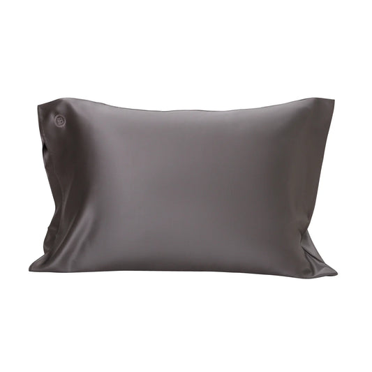 Silk Pillowcase - Queen (Dark Grey)