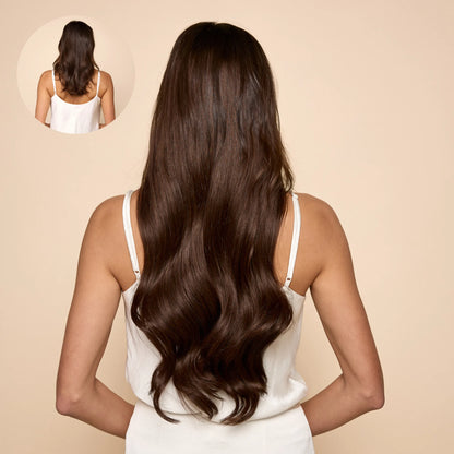 Medium Brown (2B) Seamless Clip-Ins