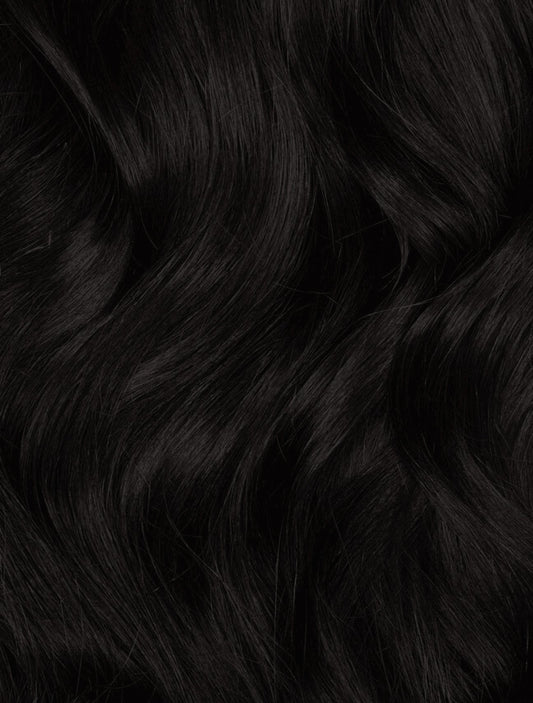 Natural Black (1A) 18" 125g - Classic Clip-Ins