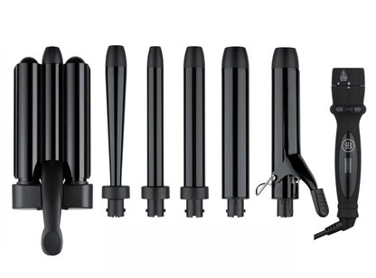 5-in-1 Curling Wand and Hair-Waver - BOMBAY HAIR 