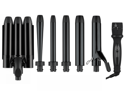 5-in-1 Curling Wand and Hair-Waver - BOMBAY HAIR 