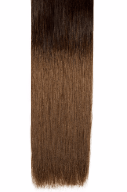 Ombre Espresso (#1C) to Caramel Brown (#6C) Tape (50g) - BOMBAY HAIR 