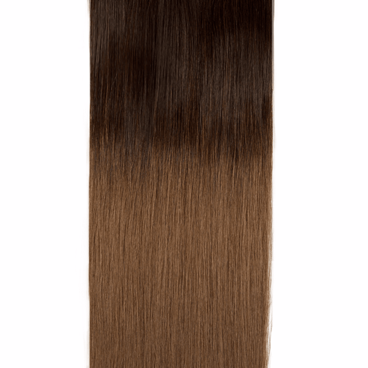 Ombre Espresso (#1C) to Chestnut Brown (#6C) 100g Weft