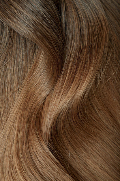 Ombre - Espresso (#1C) to Chestnut Brown (#6C) 20" I-Tip (Ships, late May)